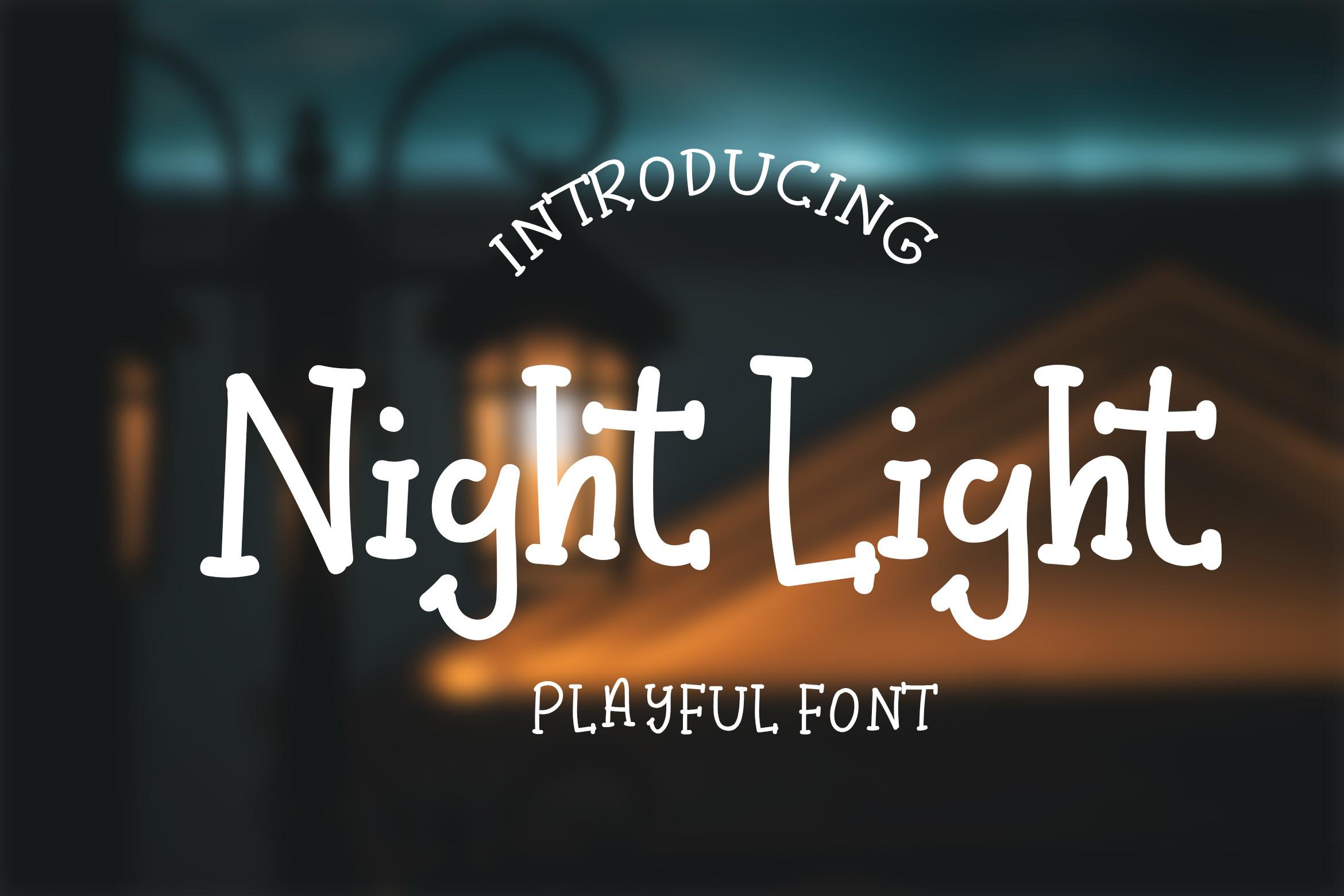 Night Light Font