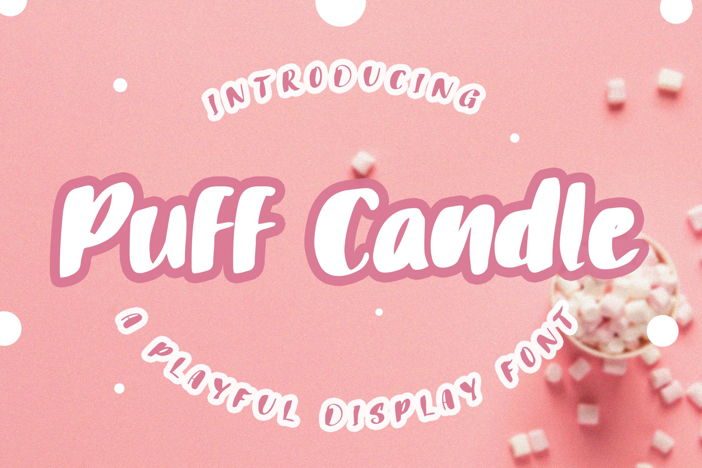 Puff Candle Font