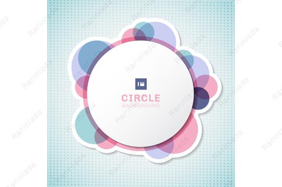 Banner Circle Round Label Elements
