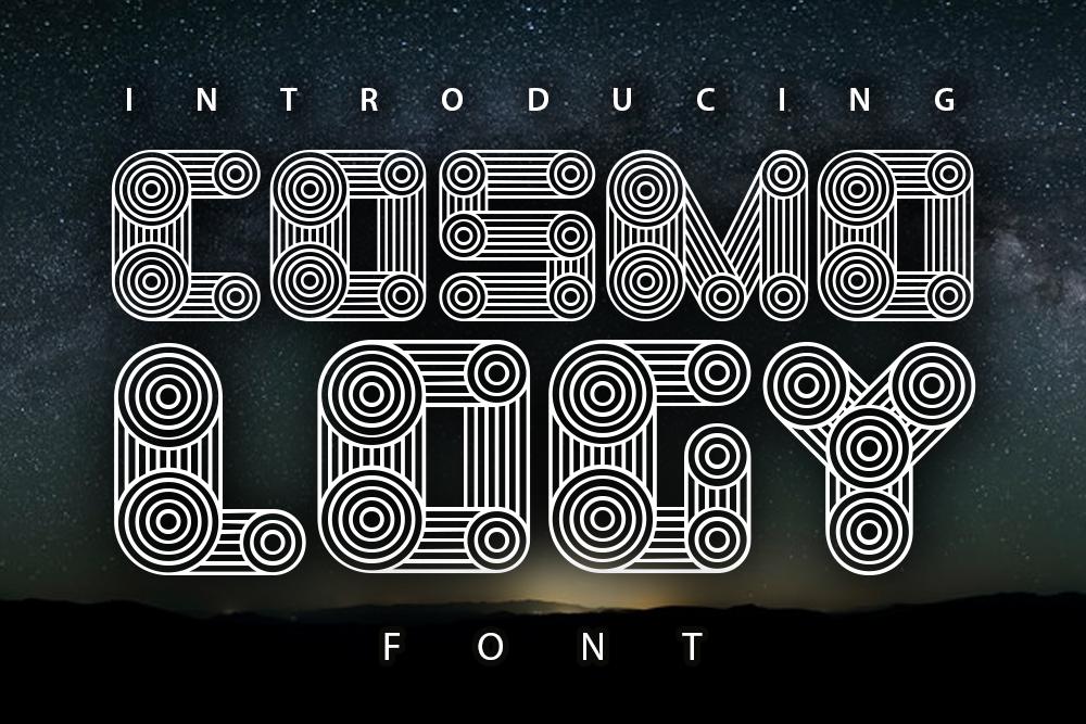 Cosmology Font