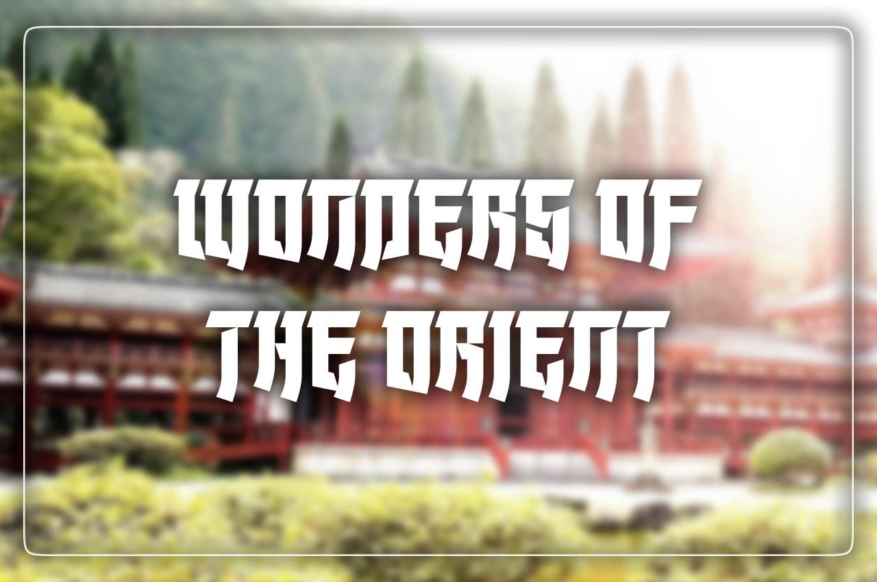 Wonders of the Orient Font