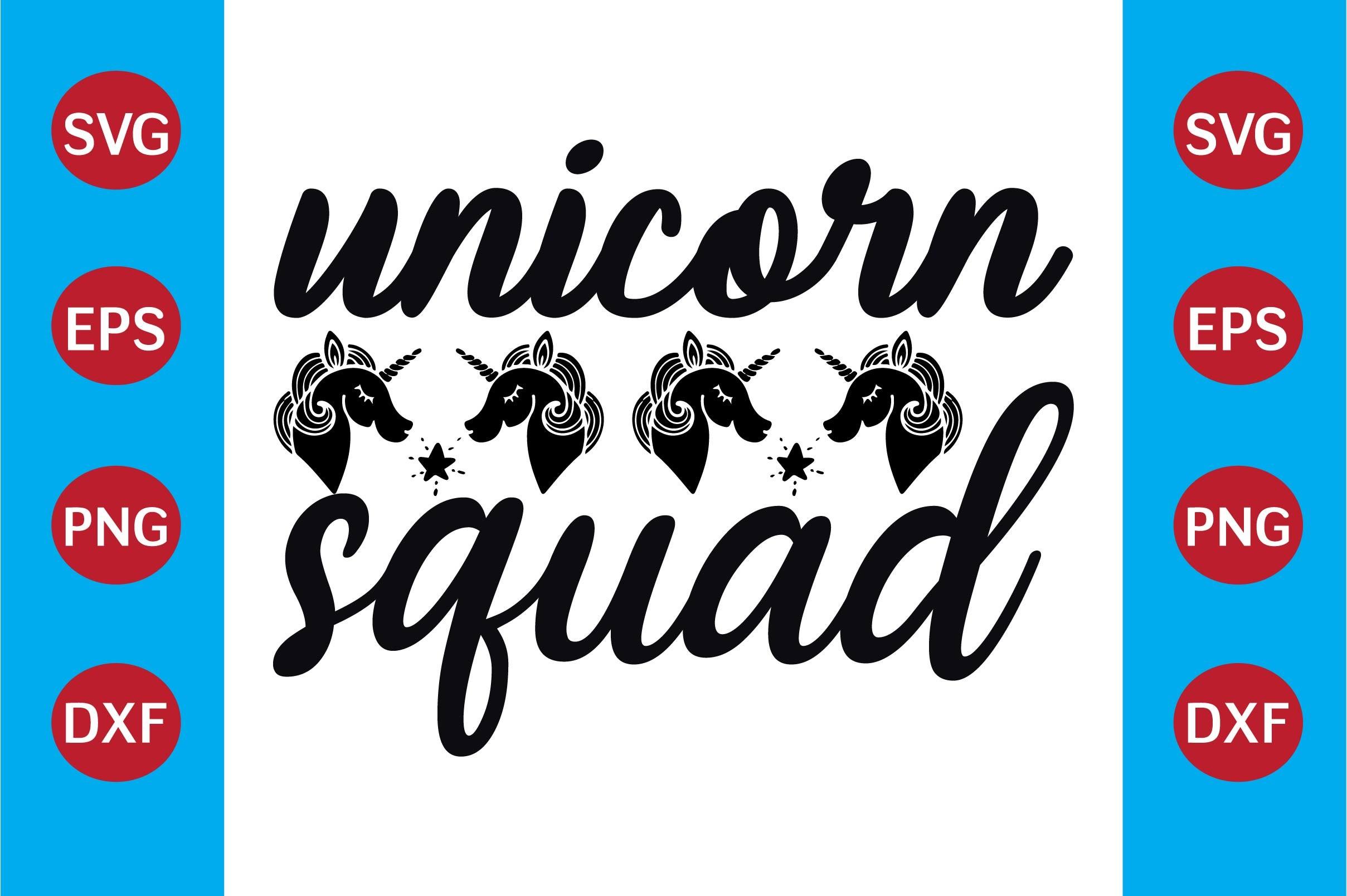 Unicorn SVG Design  Unicorn Squad