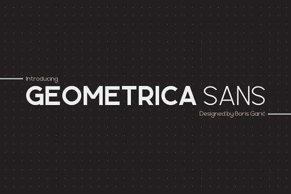 Geometrica Sans Font