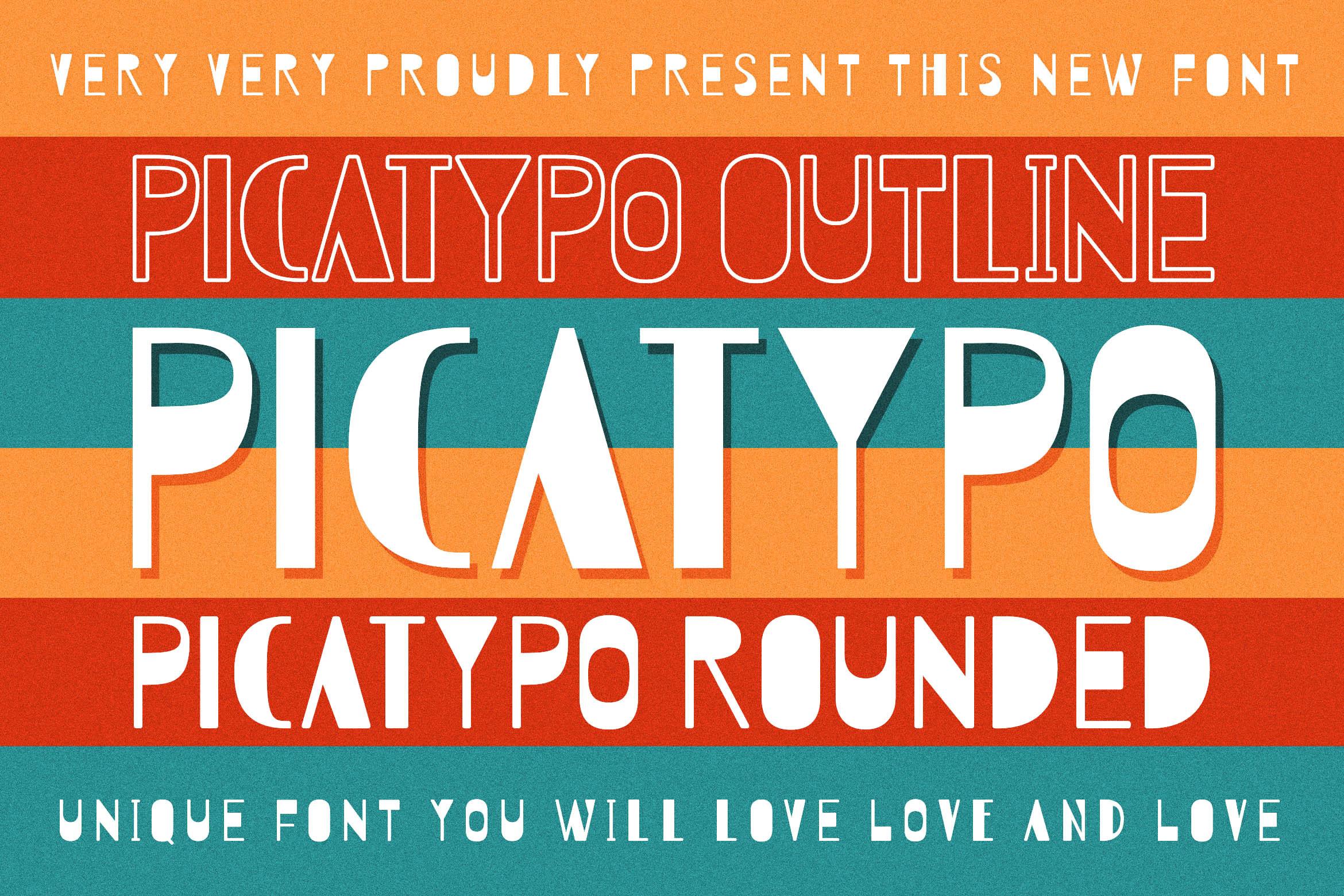 Picatypo Font