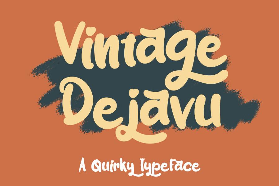 Vintage Dejavu Font