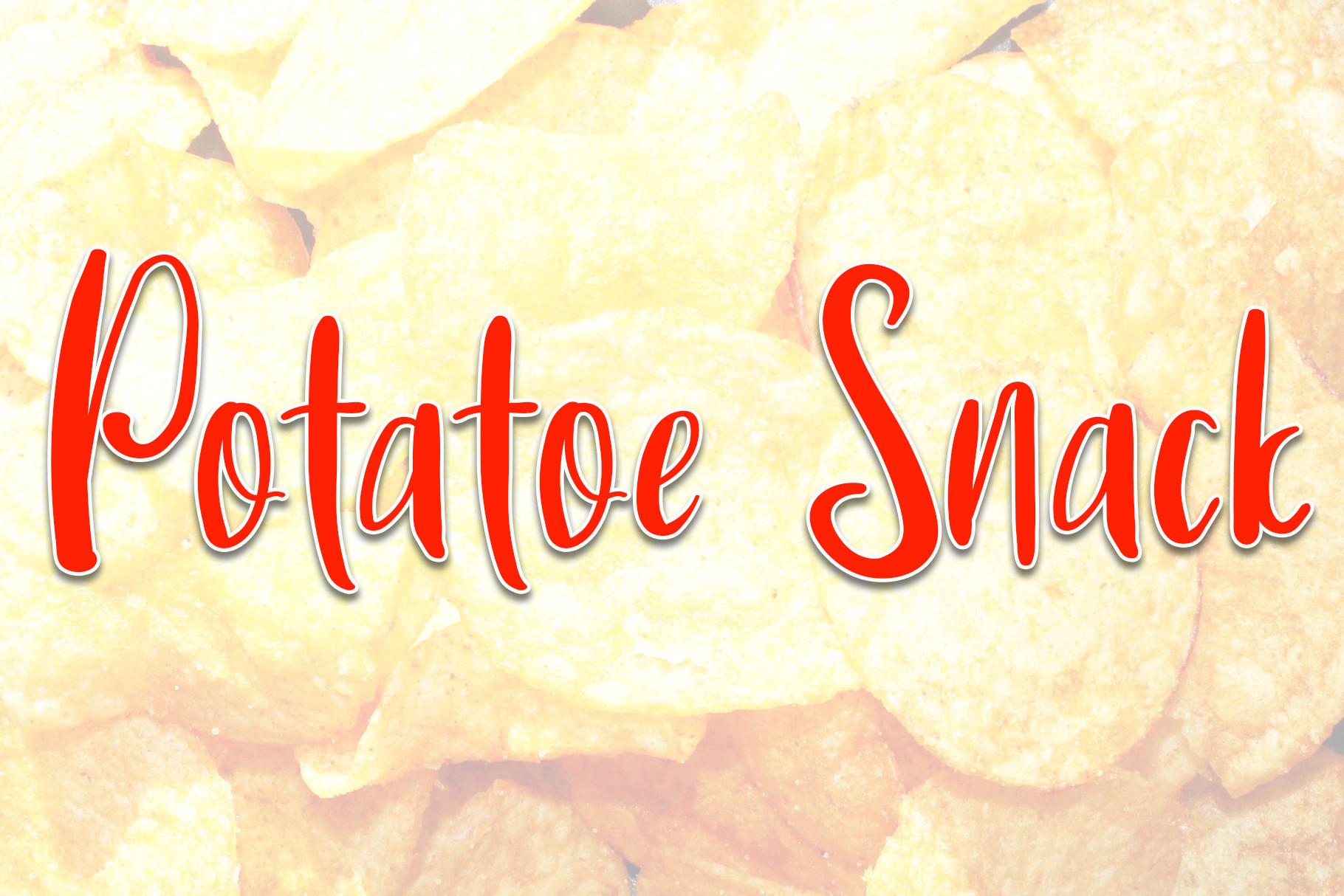 Potatoe Snack Font