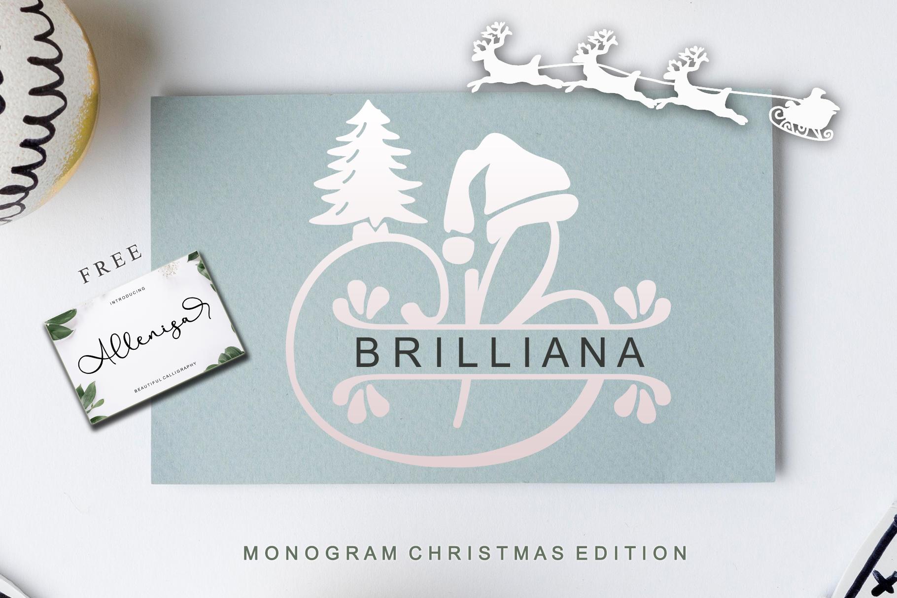 Brilliana Monogram Font