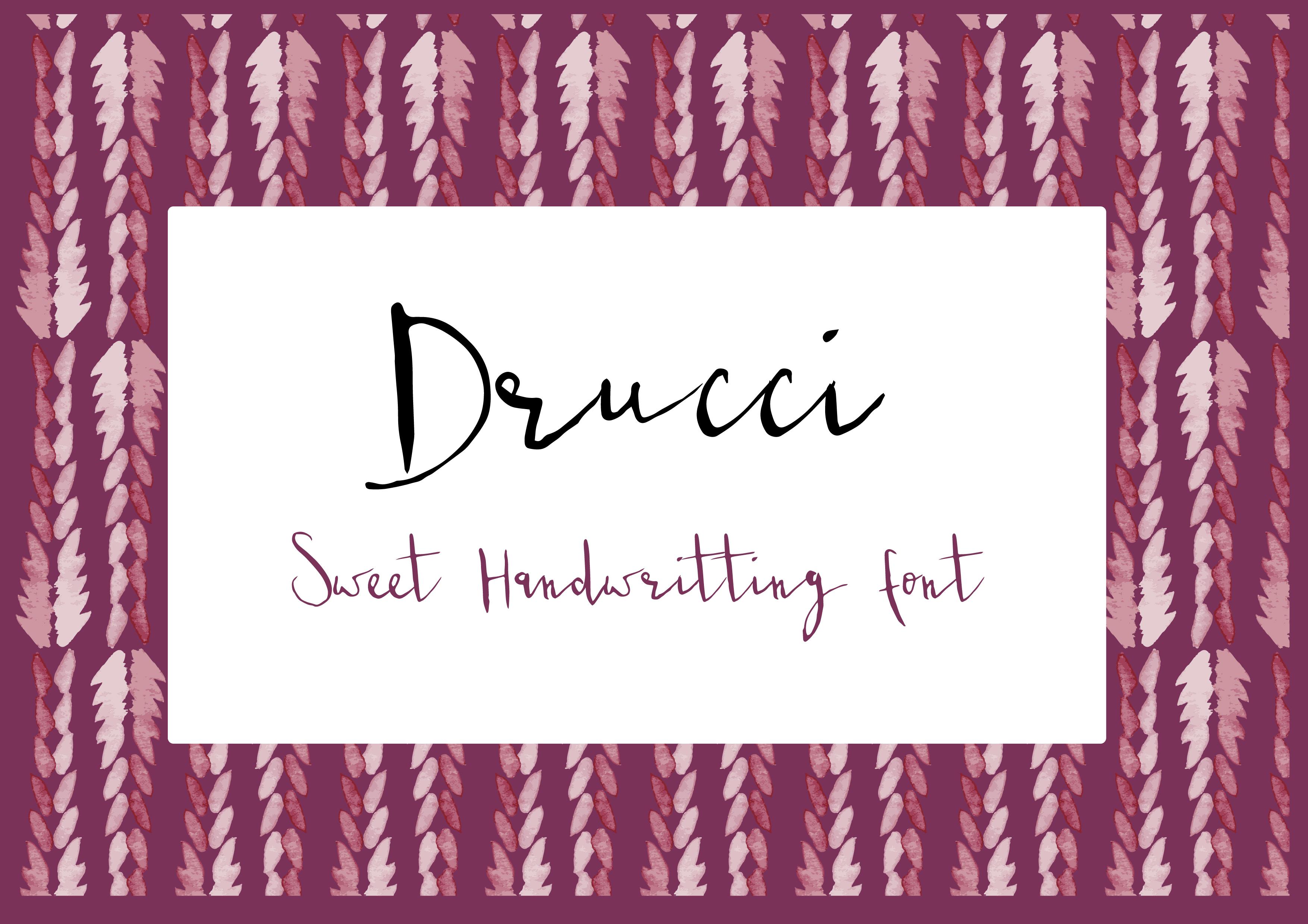 Drucci Font