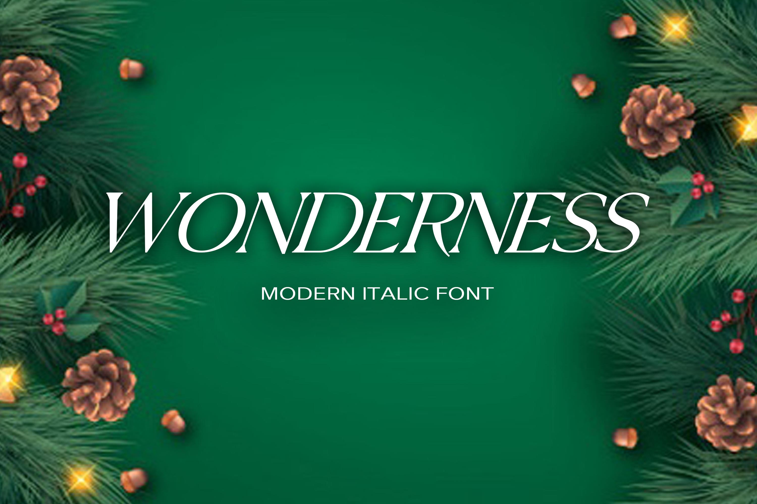 Wonderness Font