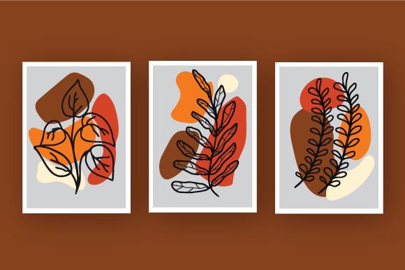 Set Minimalist Boho Wall Art Poster