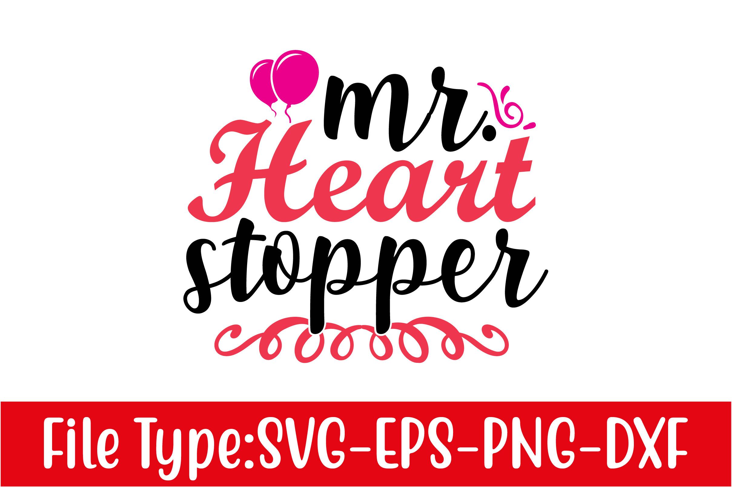 Valentine's Day Svg Design, Mr.heart Sto