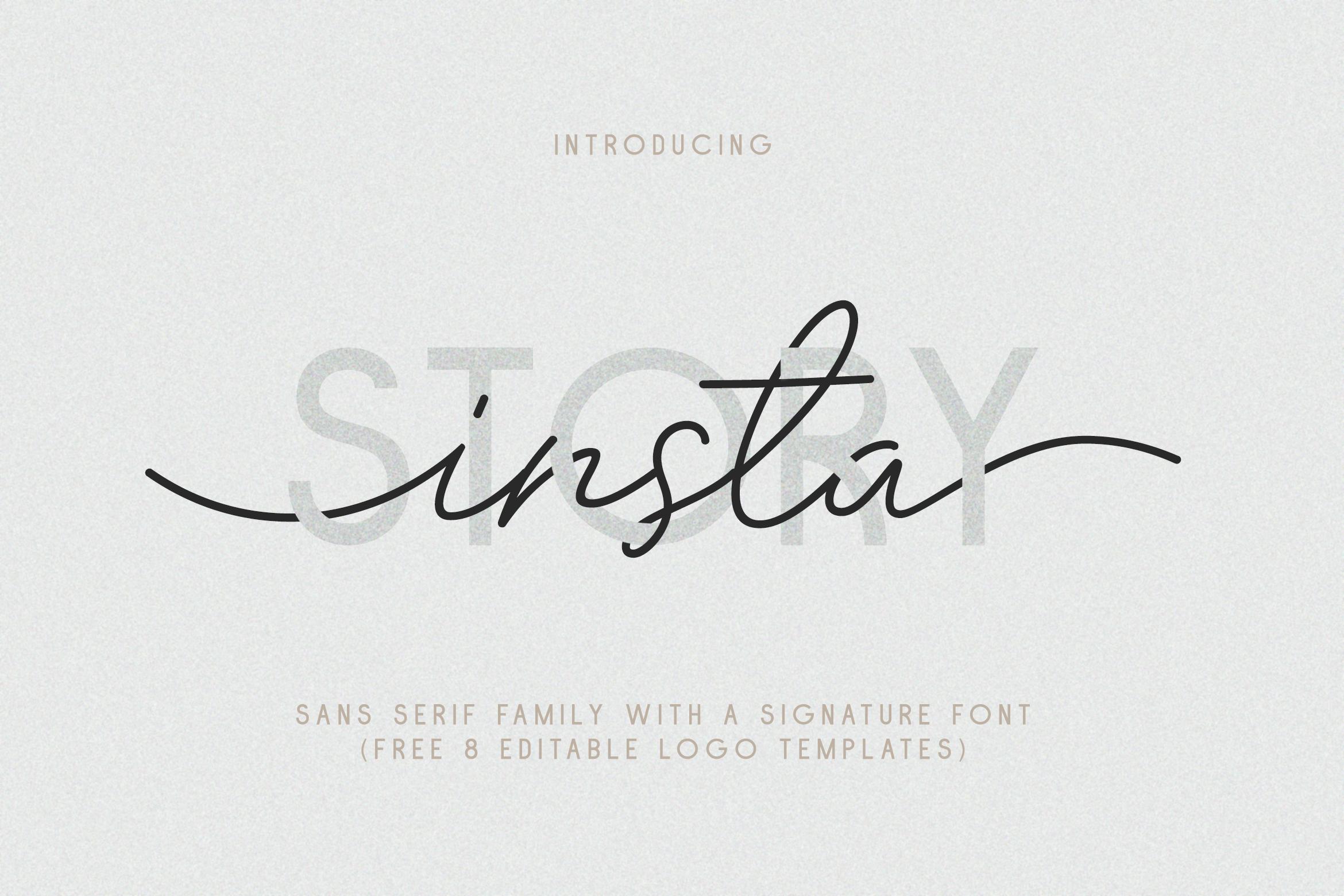 Insta Story Duo Font