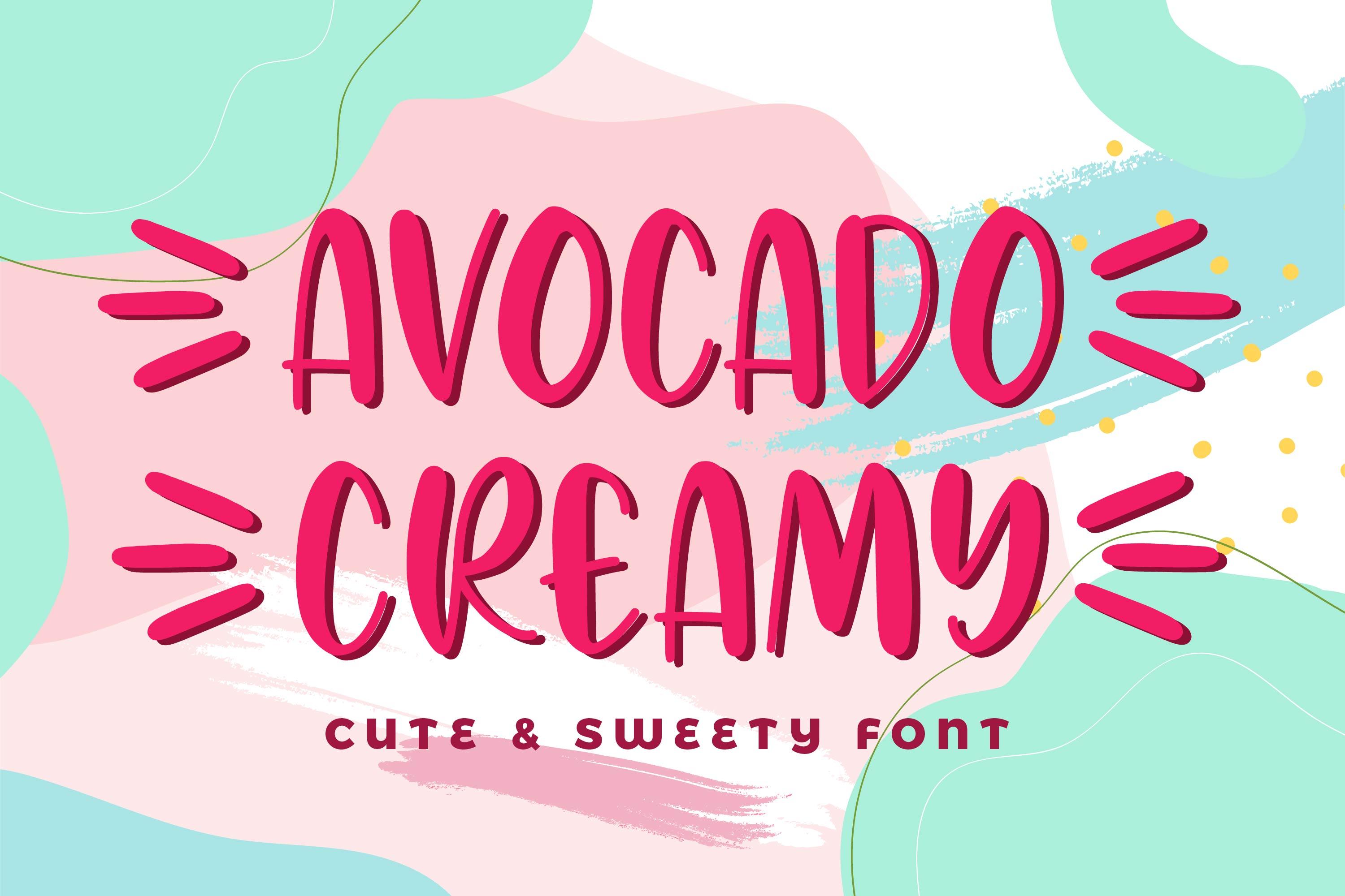 Avocado Creamy Font