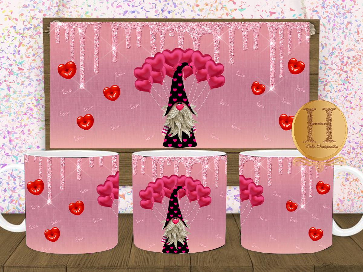 Valentine Gnome Sublimation Mug 11 & 15