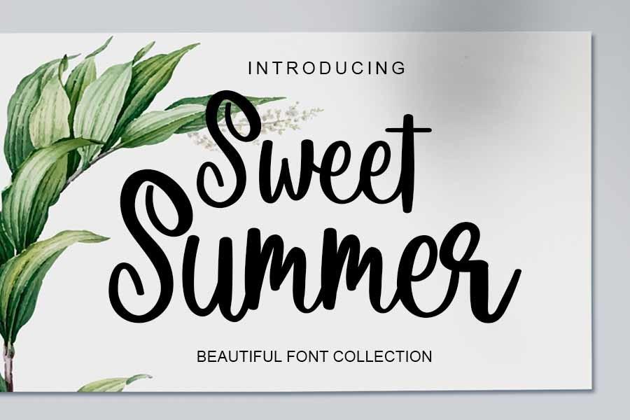 Sweet Summer Font