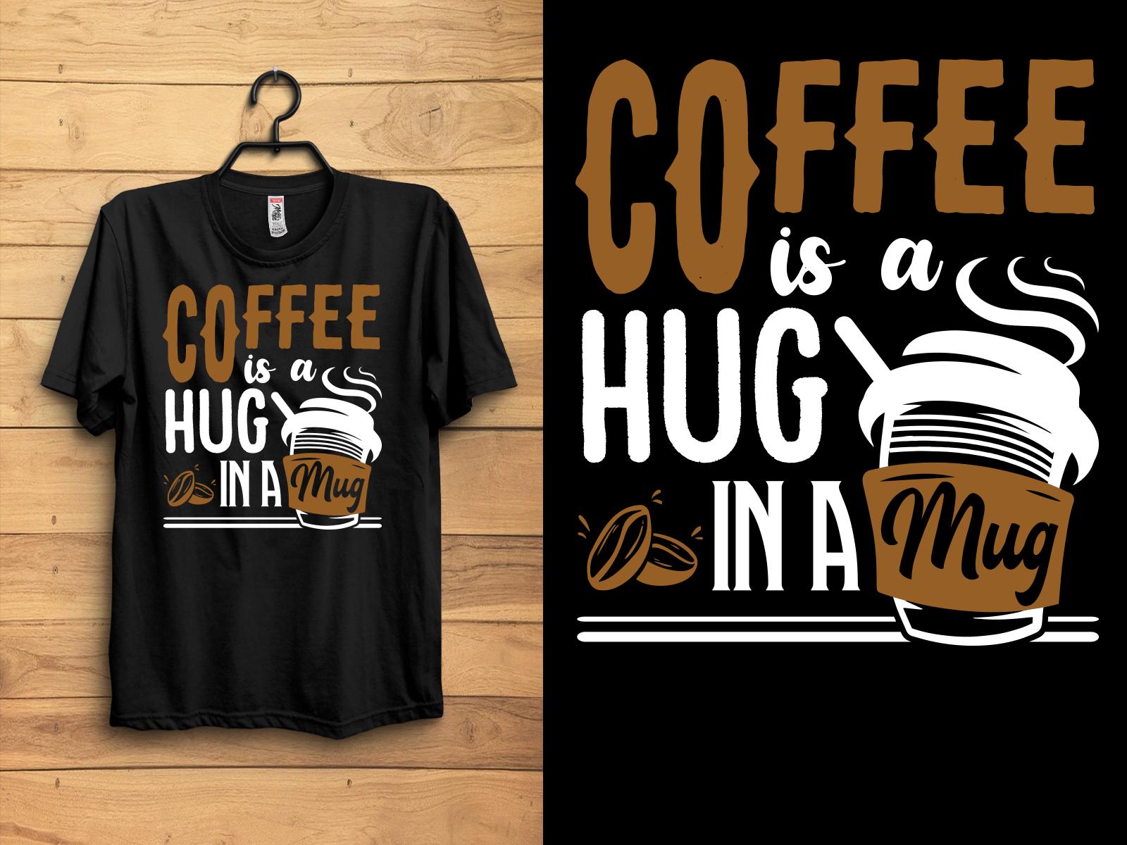 Coffee Typography T-shirt Design
