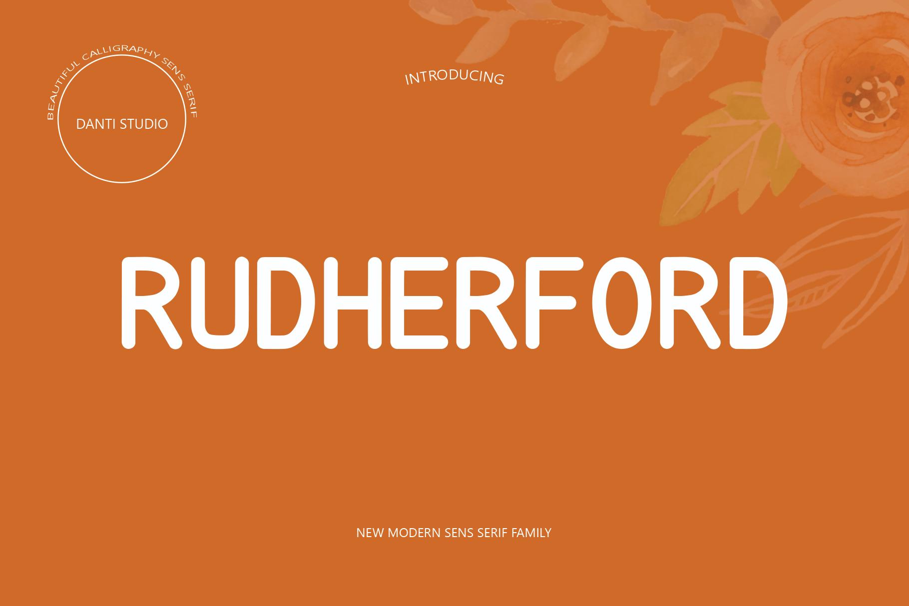 Rutherford Font