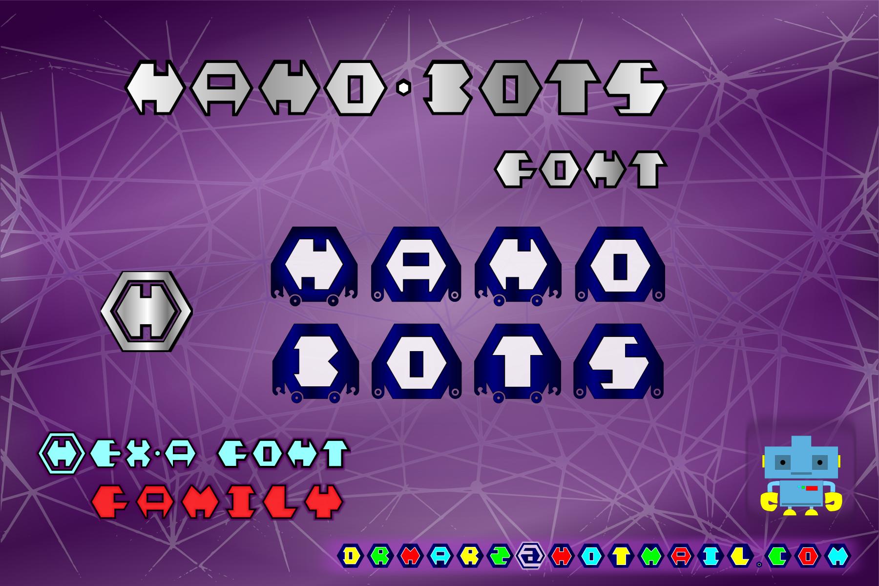 Nano Bots Font