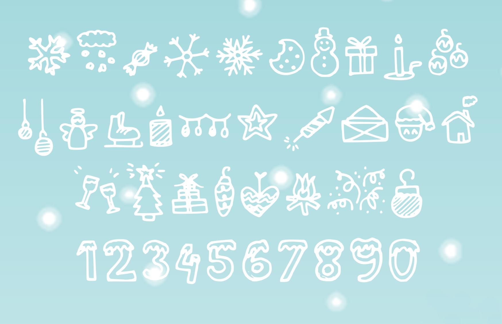 Christmas Icons Font