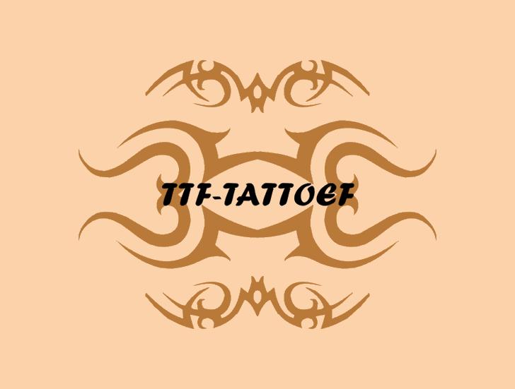 Tattoef Font