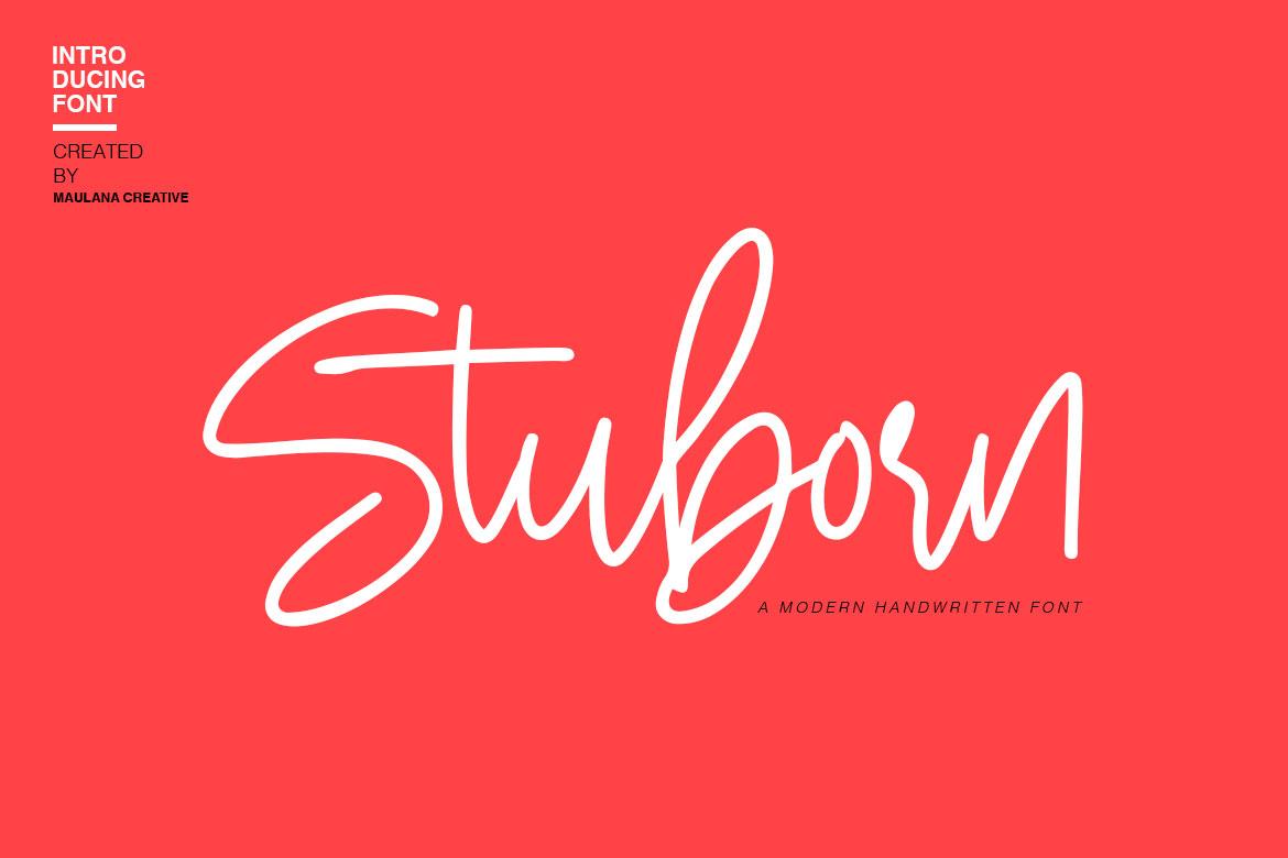 Stuborn Font