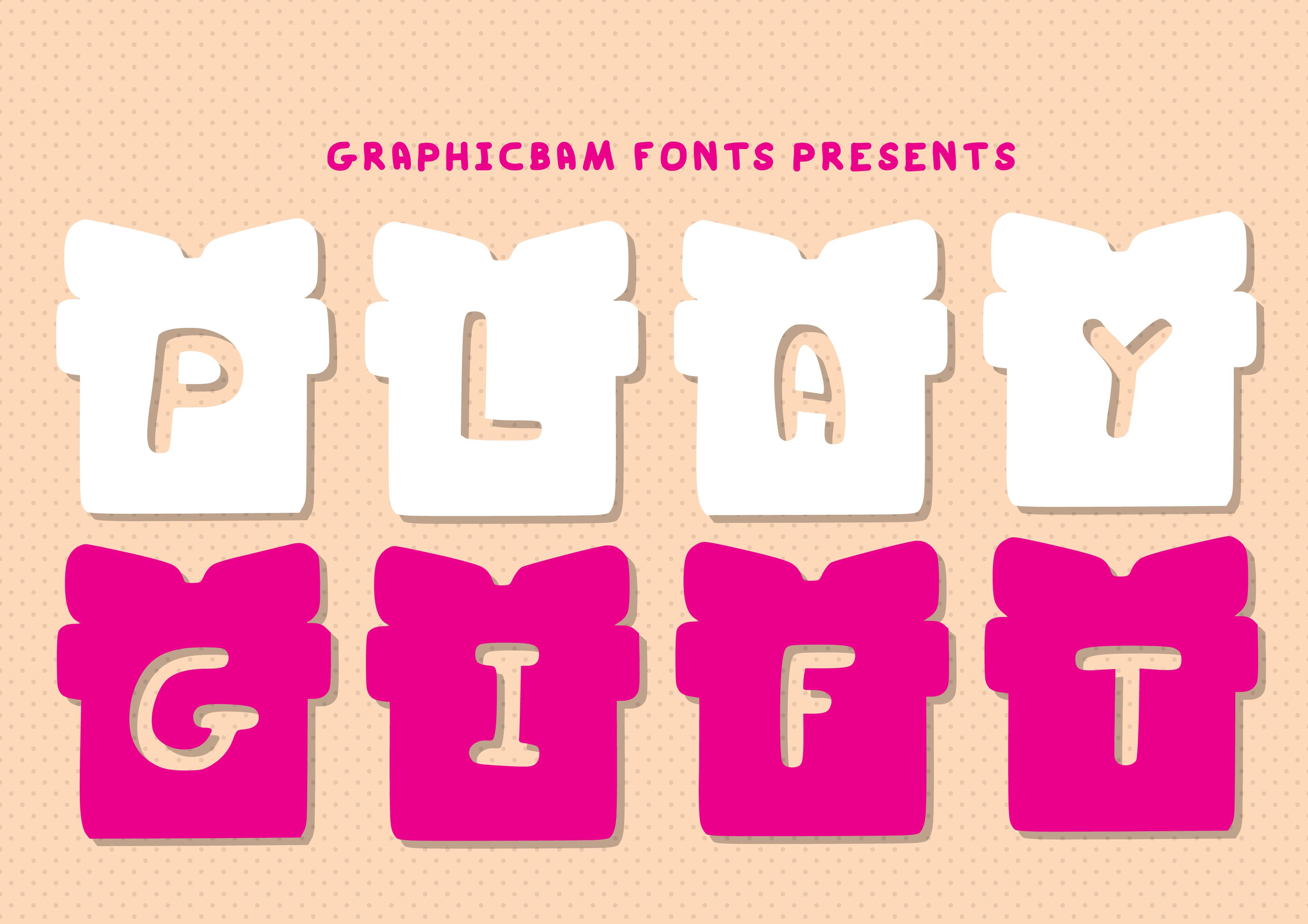 Play Gift Font