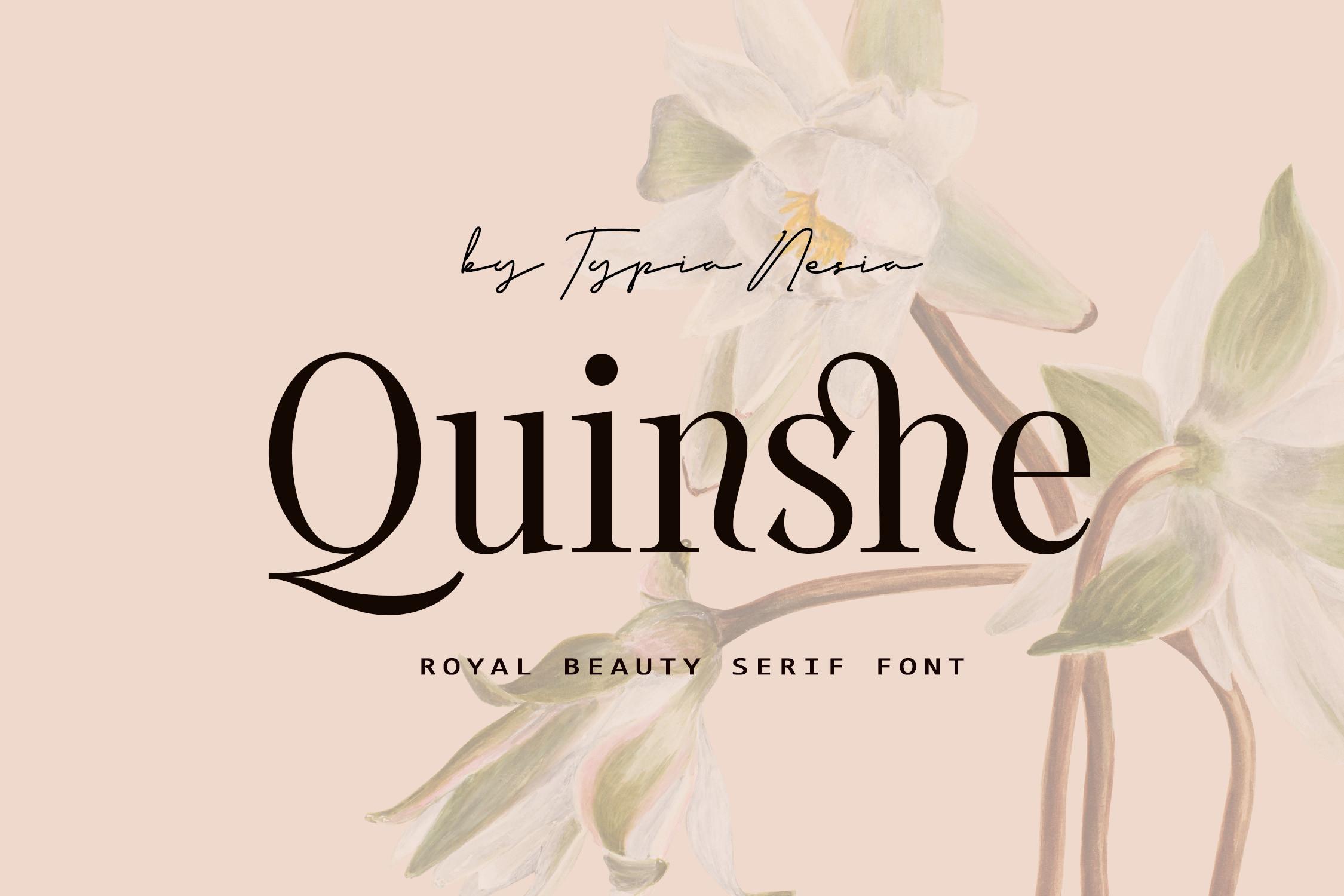 Quinshe Font