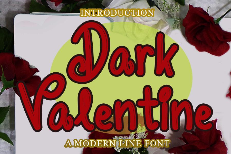 Dark Valentine Font