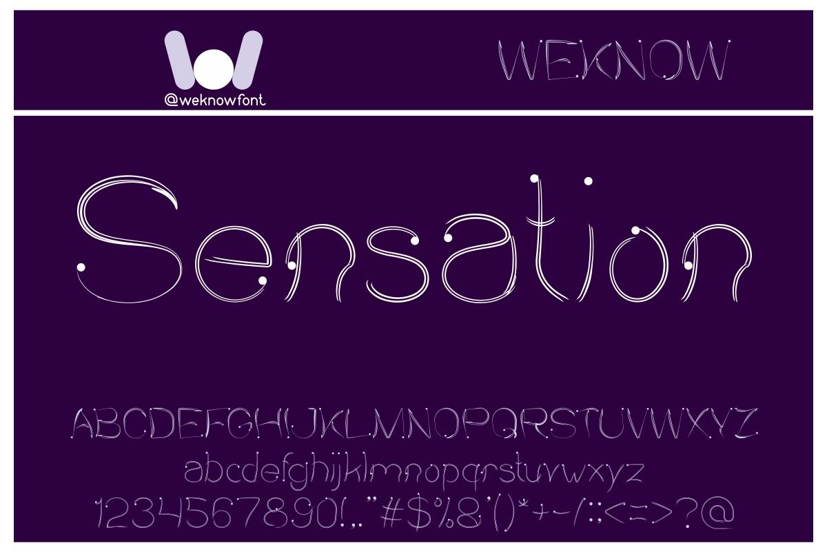 Sensation Font