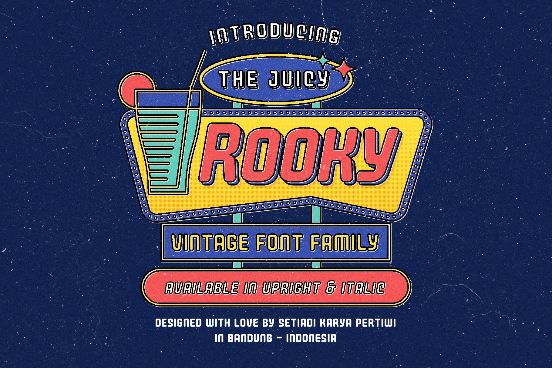 The Juicy Rooky Font