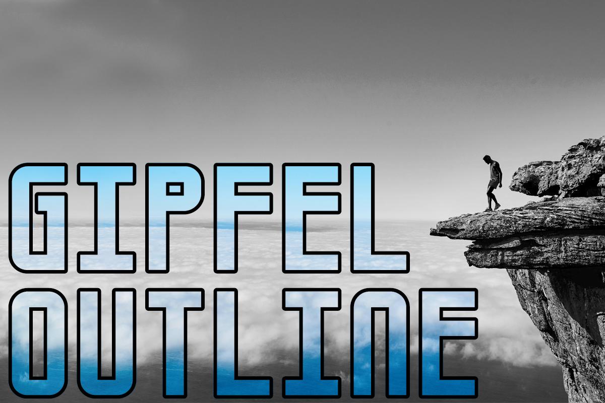 Gipfel Outline Font