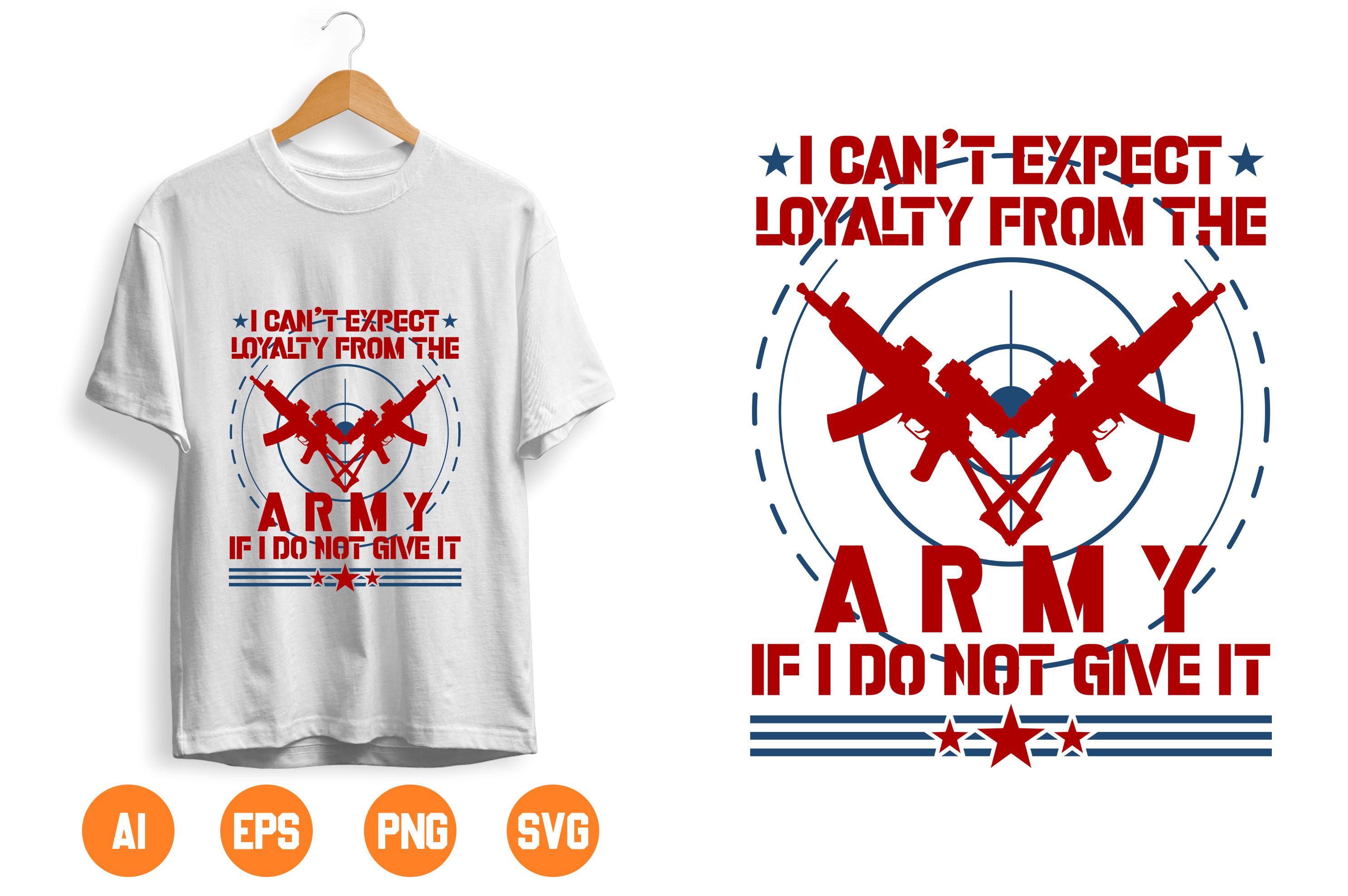 USA Army T-shirt Design 203