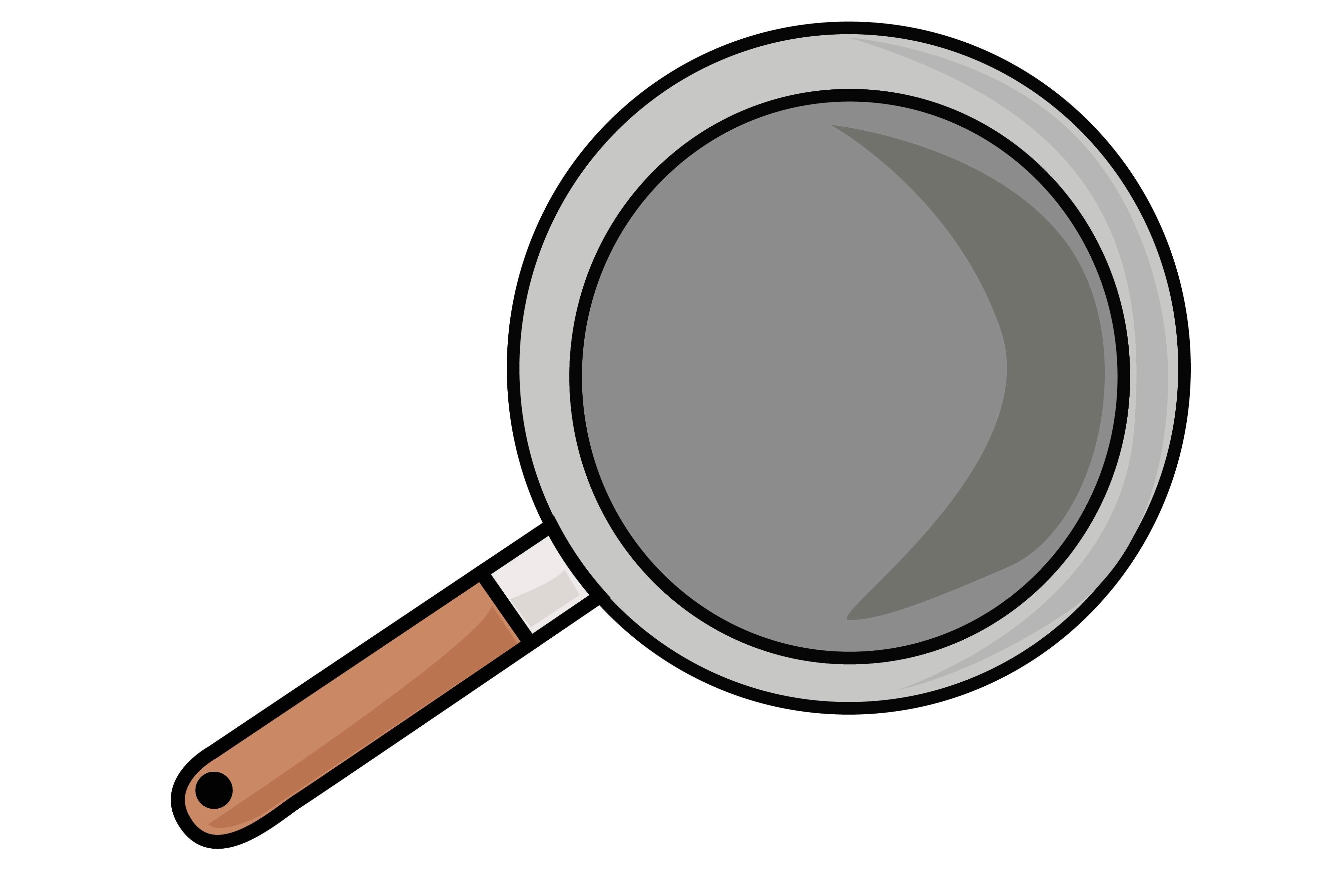 Cooking Pan Sticker Vector Illustration