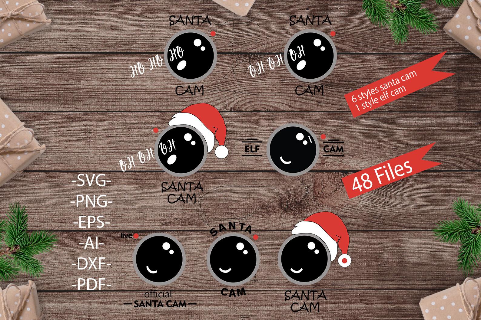 Santa Cam Svg, Family Christmas Svg