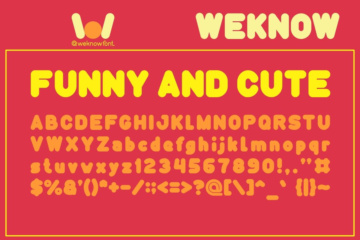 Funny and Cute Font