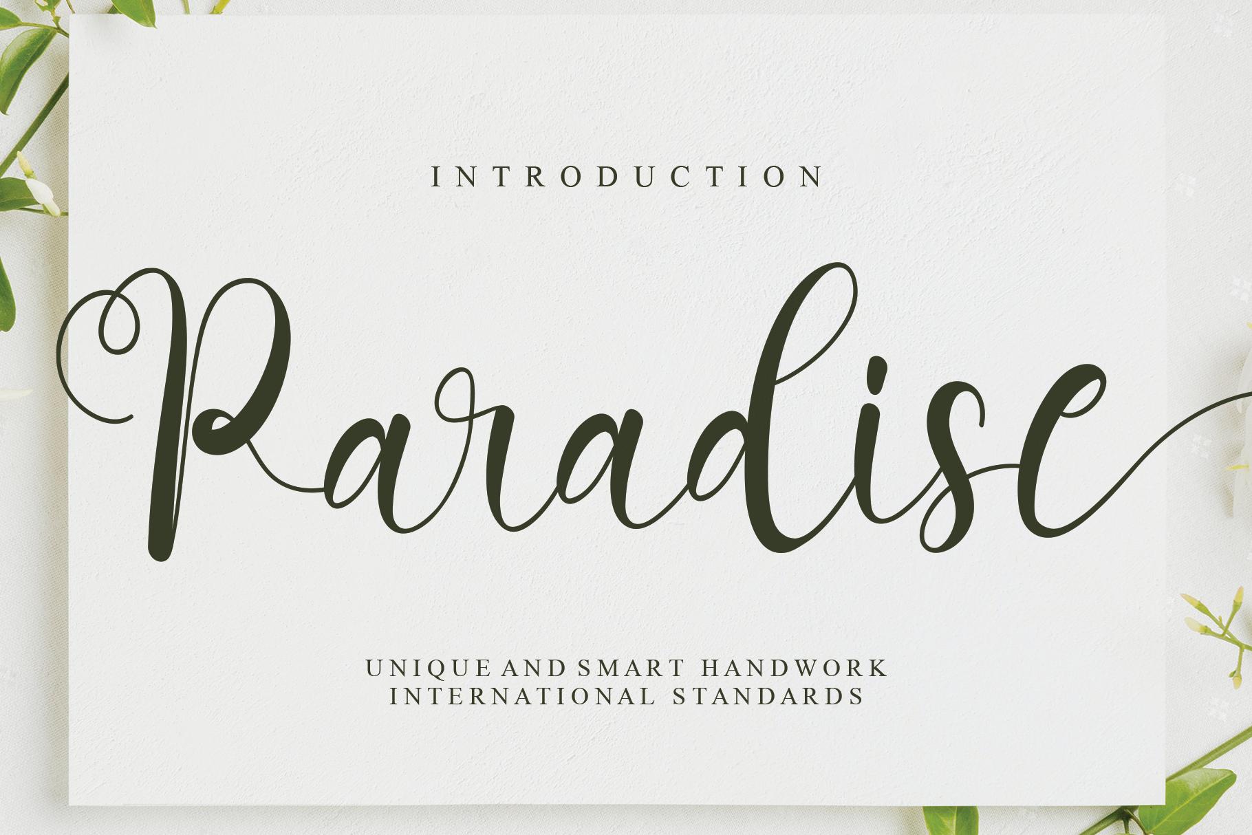 Paradise Font
