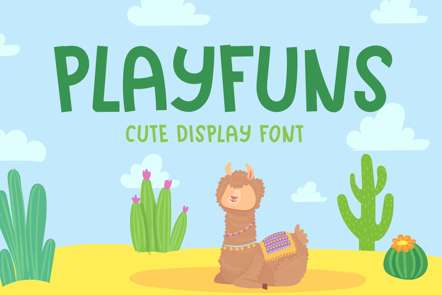 Playfuns Font