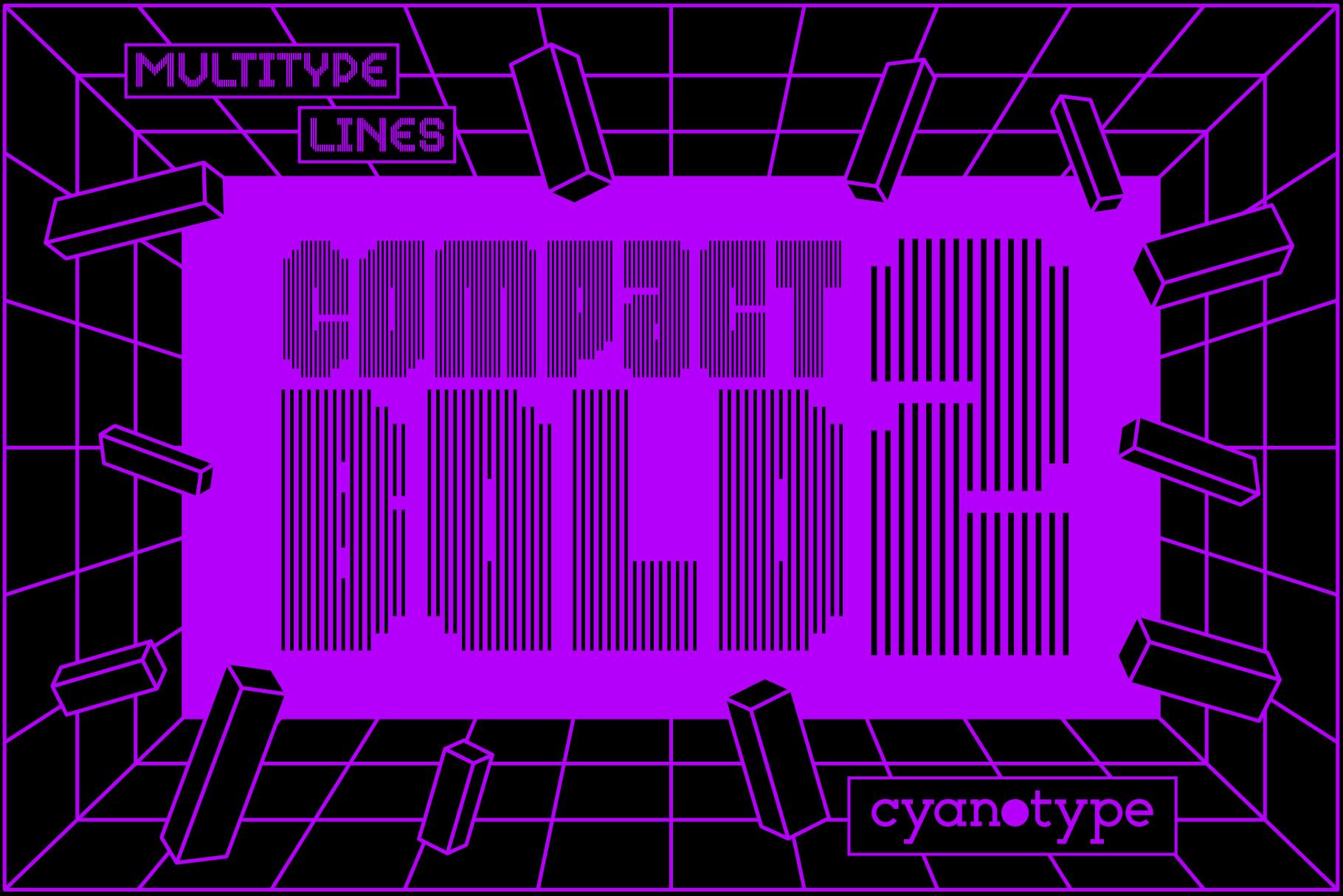 MultiType Lines Compact Bold 2 Font