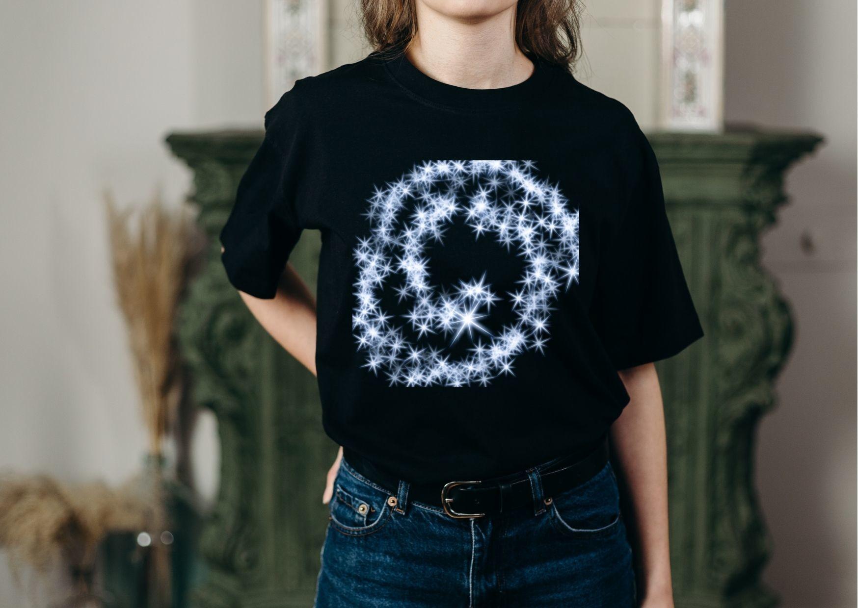 Blue Pink Sparkle Glitter Art Design