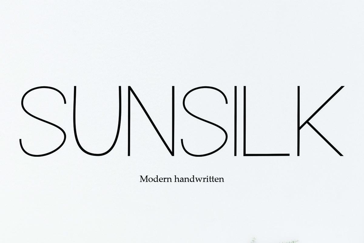 Sunsilk Font