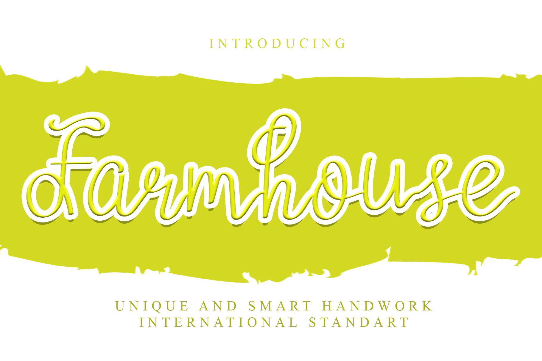 Farmhouse Font