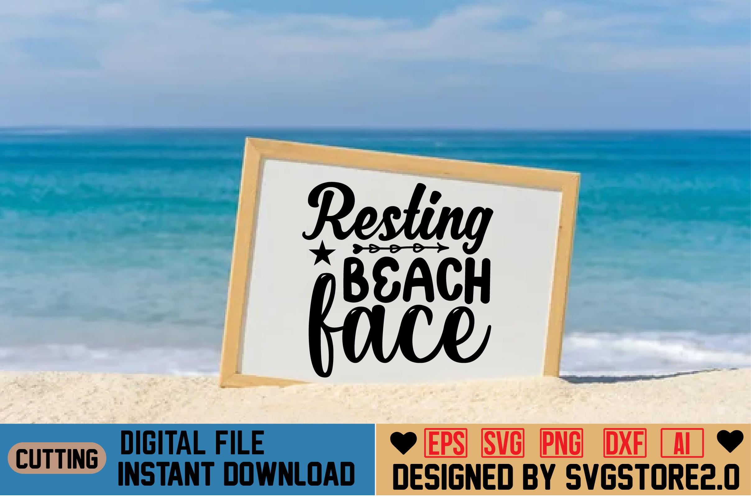 Resting Beach Face