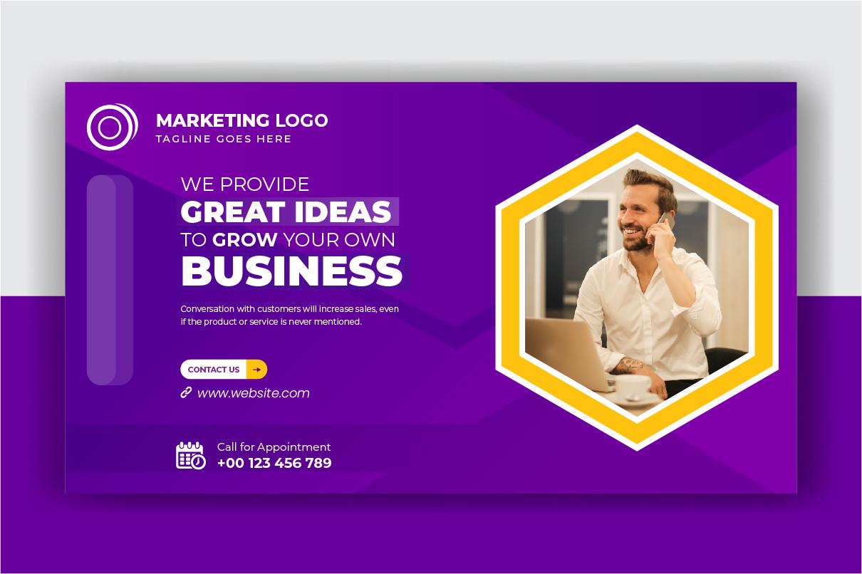 Business Conference Web Banner Design