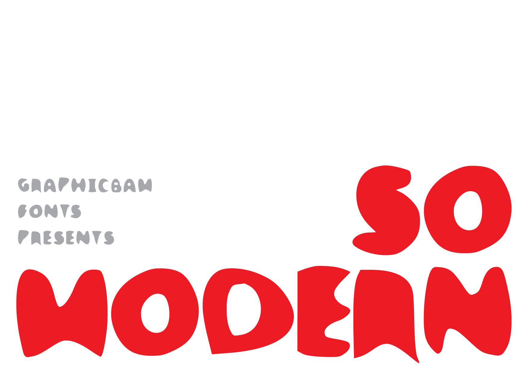 So Modern Font