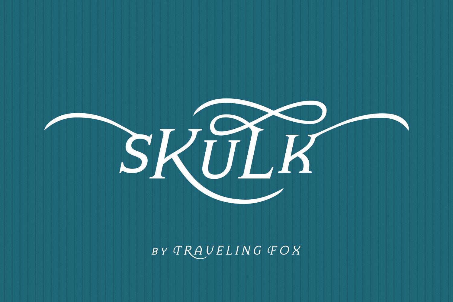 Skulk Font