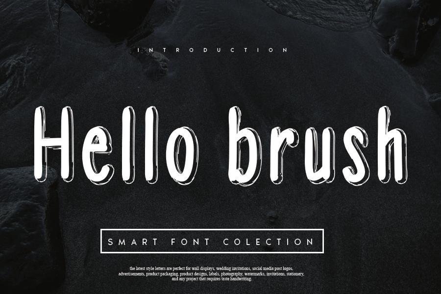 Hello Brush Font