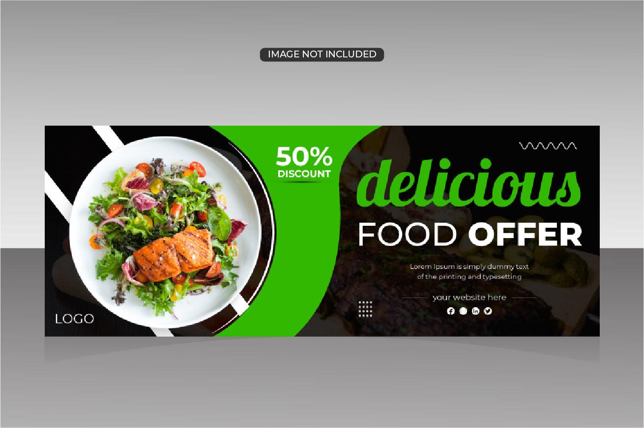 Facebook  Cover Design for Restaurant