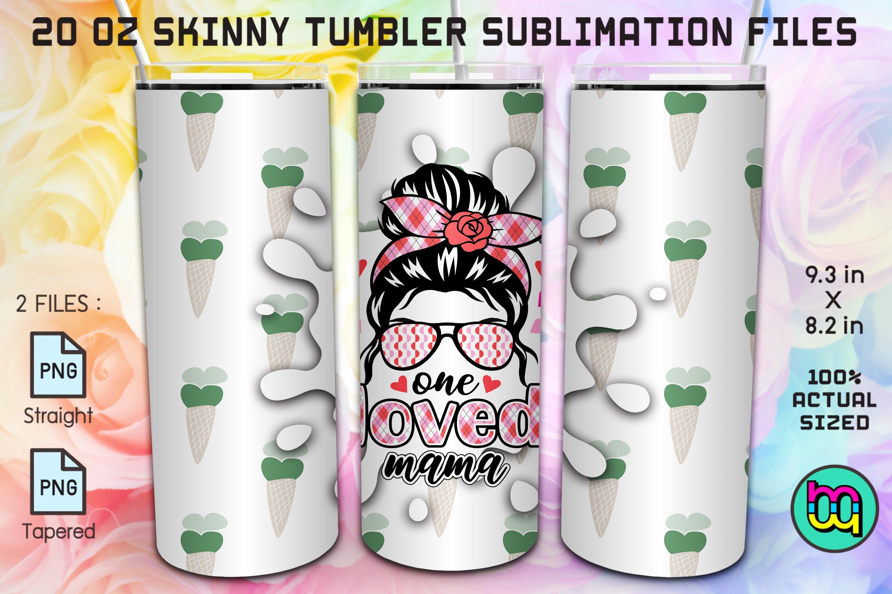 One Loved Mama Messy Bun Mom Life 20oz