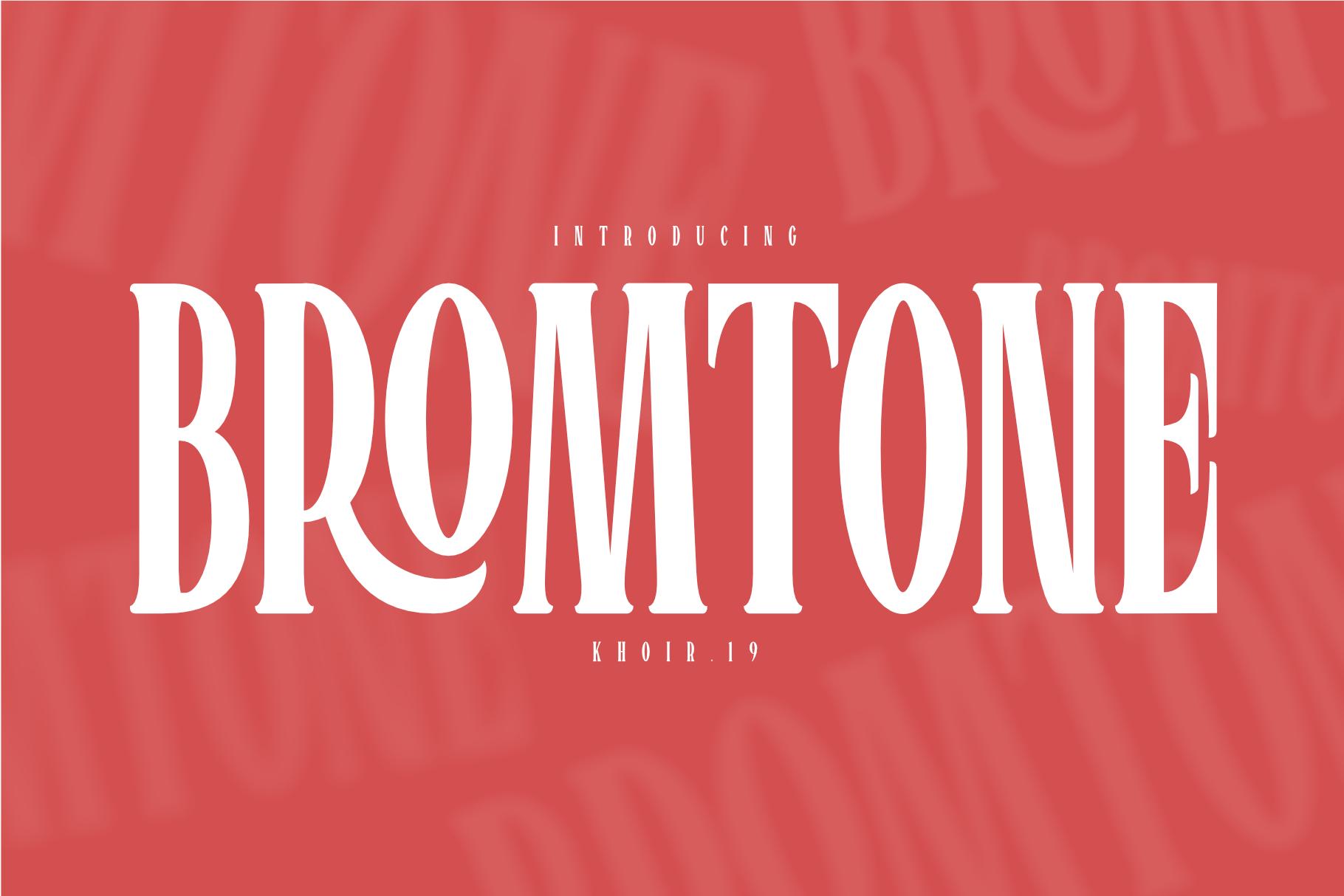 Bromtone Font
