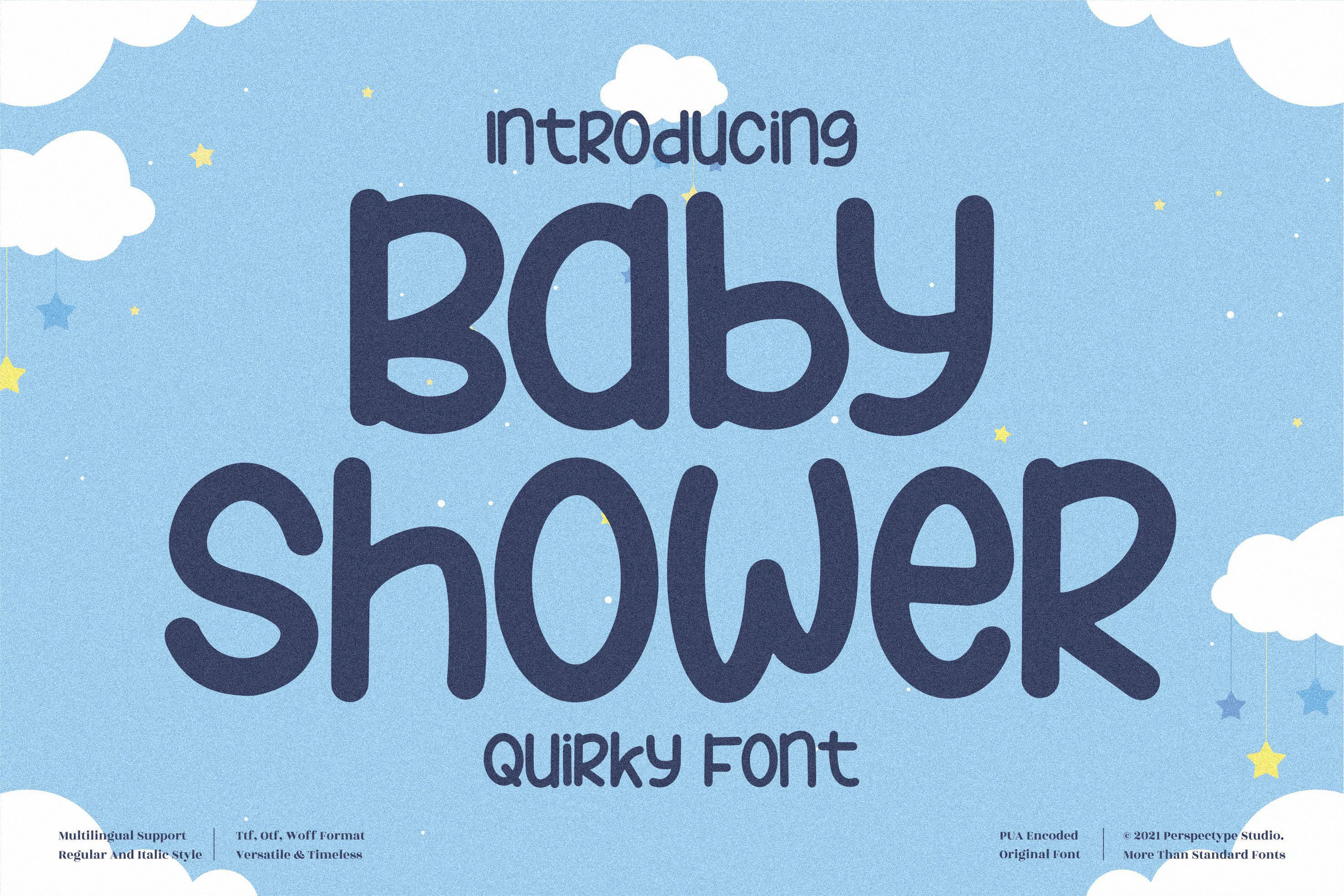 Baby Shower Font
